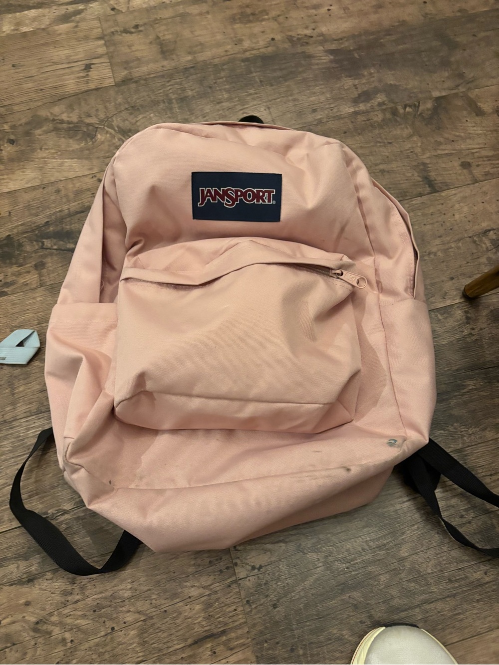 Jansport Pale Pink Classic Backpack with Front Pocket